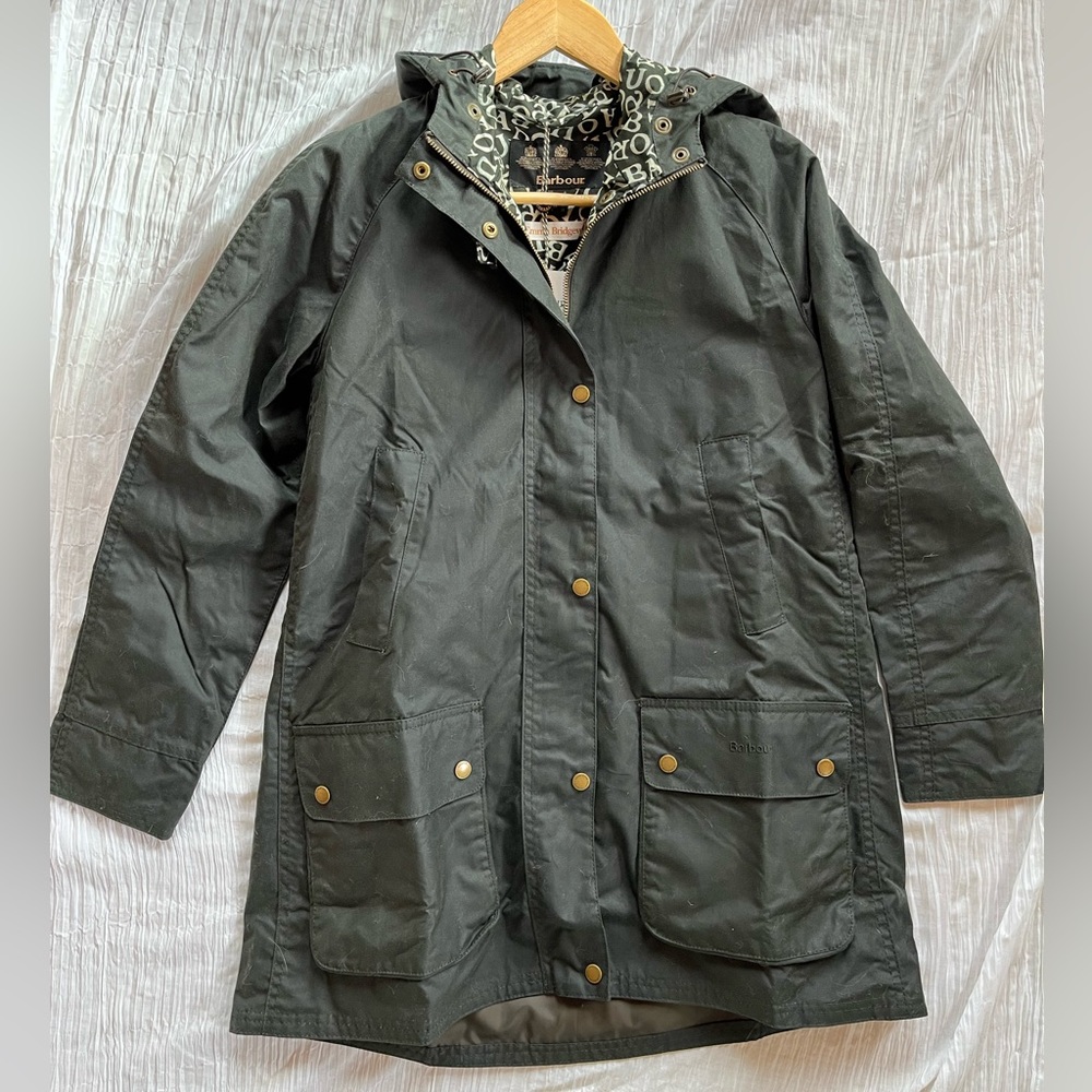 BNWT Barbour x Emma Bridgewater wax jacket US 4